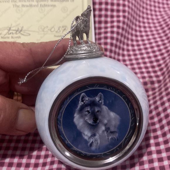 Bradford Editions two piece ornament collection( blue) - Picture 4 of 9